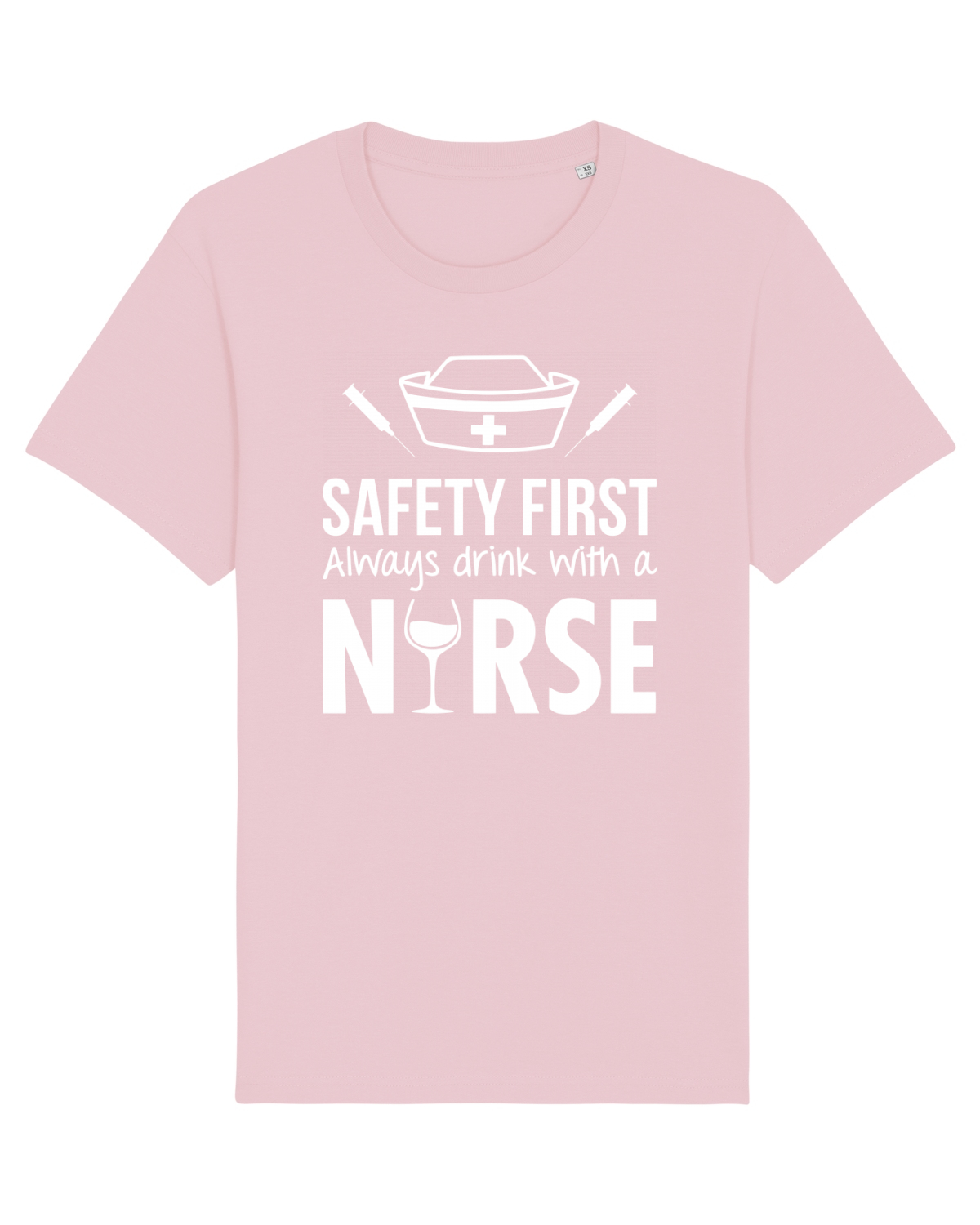 Tricou mânecă scurtă Unisex Rocker Cotton Pink