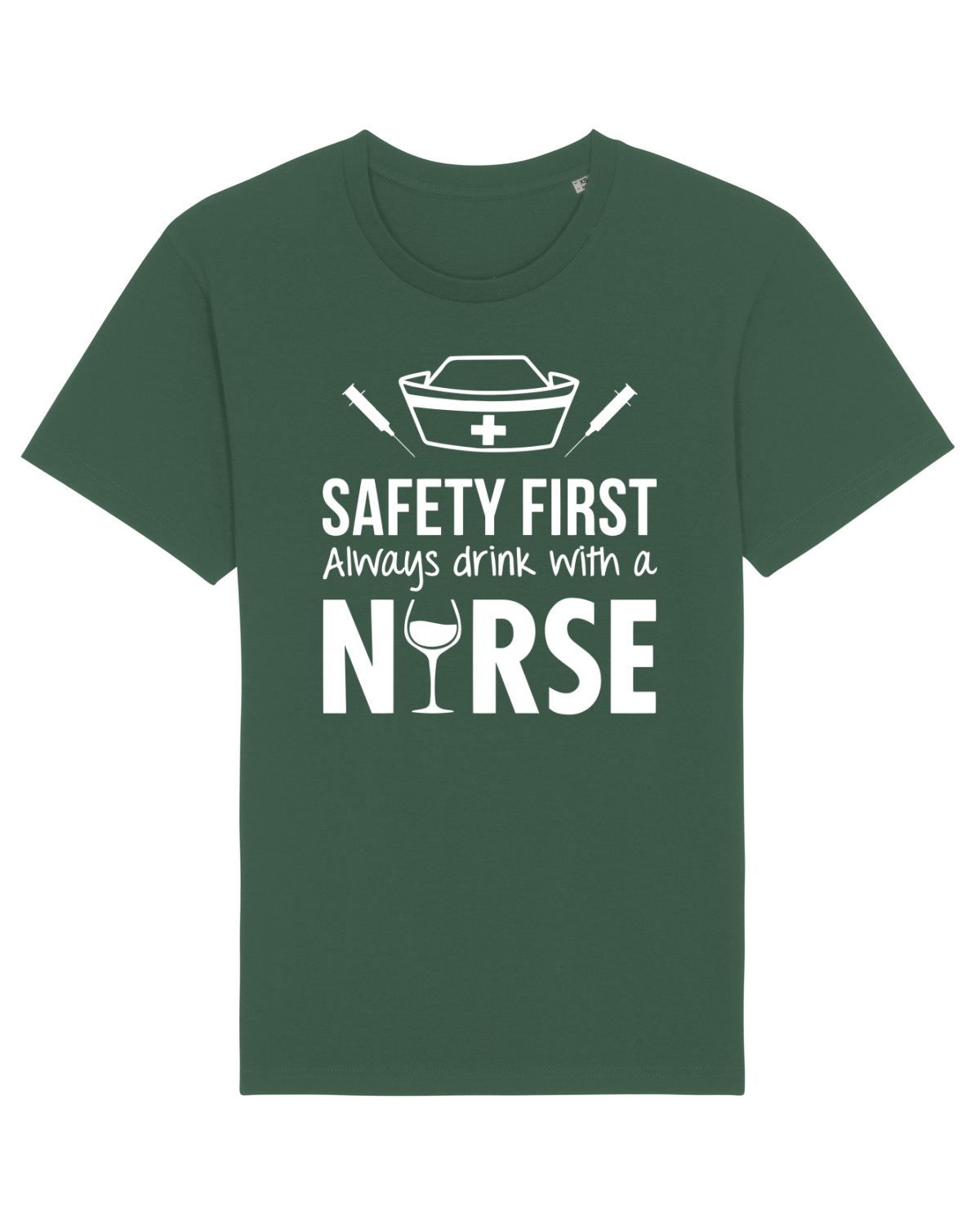 Tricou mânecă scurtă Unisex Rocker Bottle Green