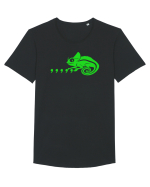 Cameleon Tricou mânecă scurtă guler larg Bărbat Skater