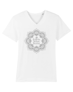 Mandala Tricou mânecă scurtă guler V Bărbat Presenter