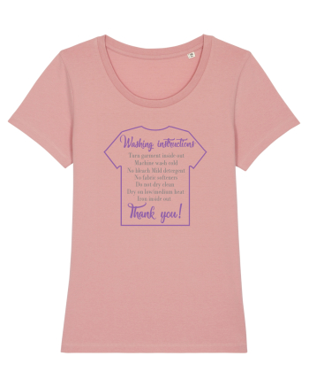 Spălare Tricou Canyon Pink