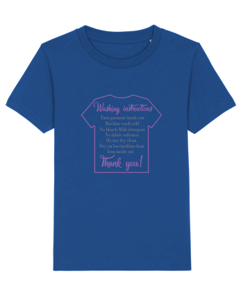 Spălare Tricou Majorelle Blue