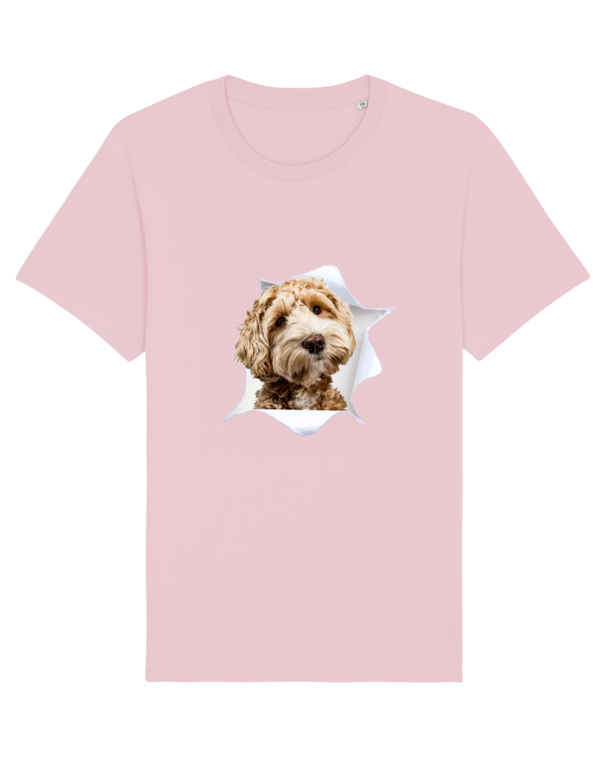 Tricou mânecă scurtă Unisex Rocker Cotton Pink