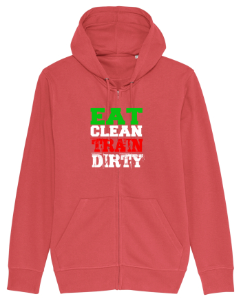 Eat clean Train dirty Carmine Red