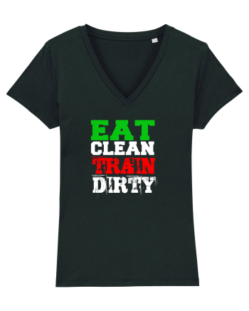 Eat clean Train dirty Black