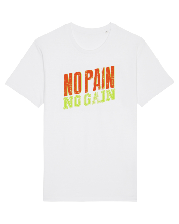 No Pain No Gain White