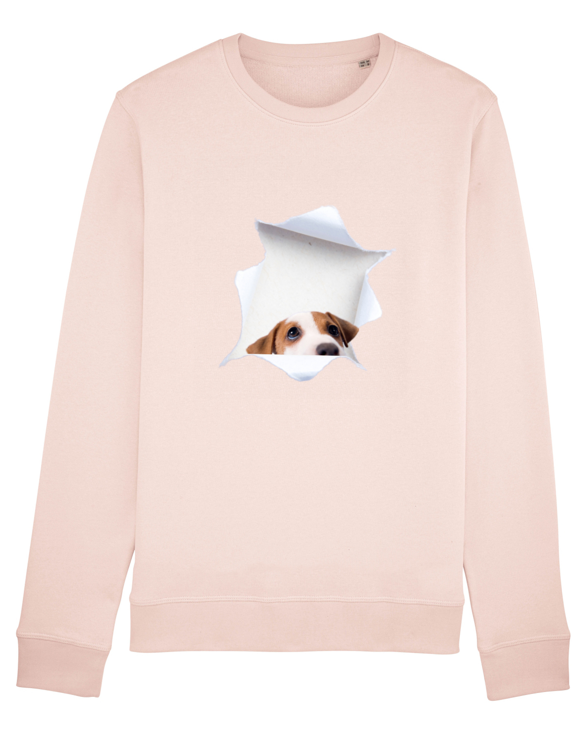Bluză mânecă lungă Unisex Rise Candy Pink
