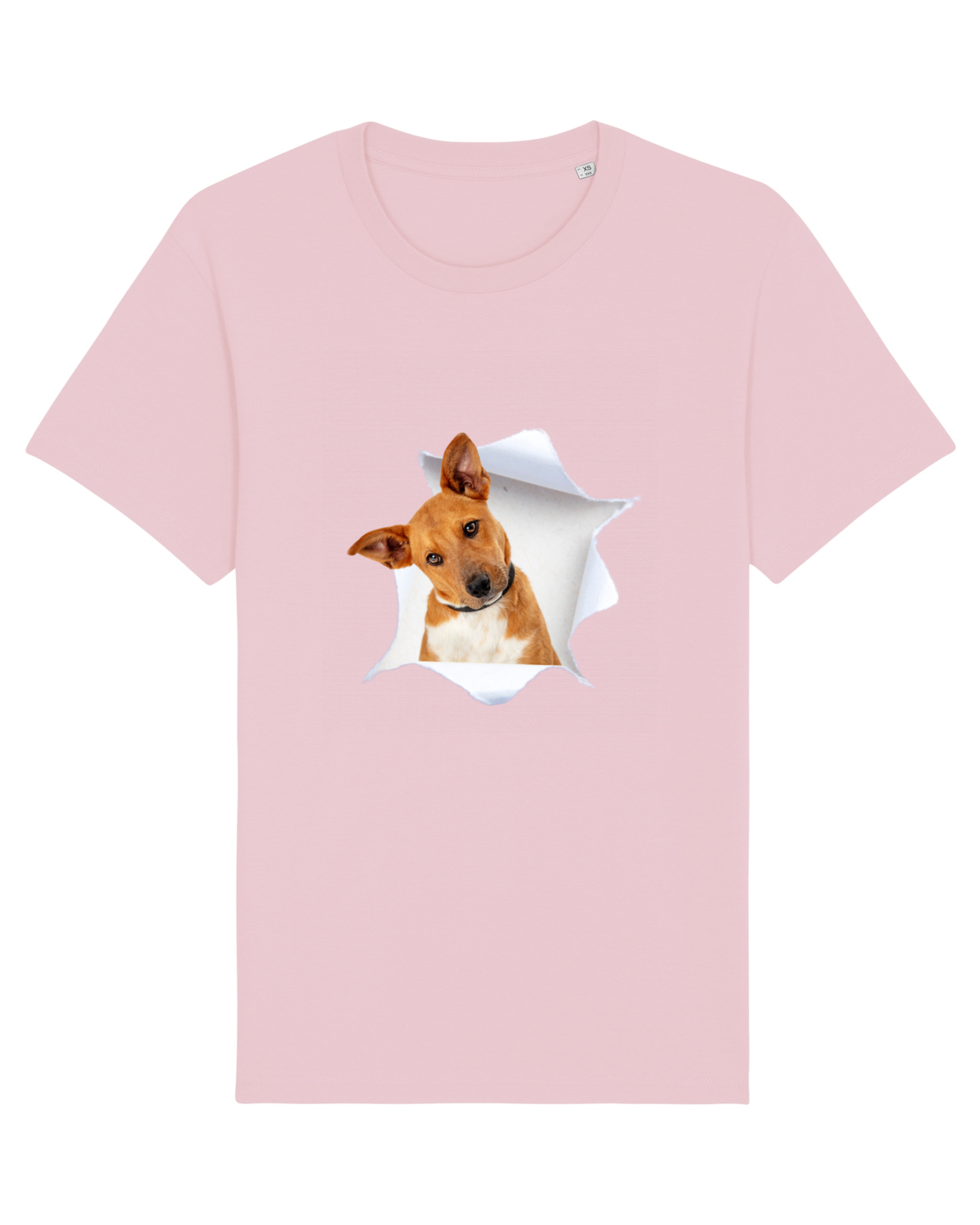 Tricou mânecă scurtă Unisex Rocker Cotton Pink