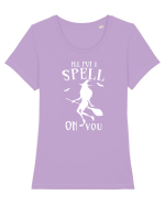 I'll put a spell on you Tricou mânecă scurtă guler larg fitted Damă Expresser