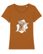 Mica evadare 2 Tricou mânecă scurtă guler larg fitted Damă Expresser