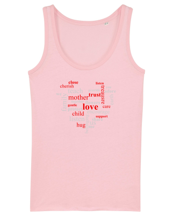 FAMILY HEART Cotton Pink
