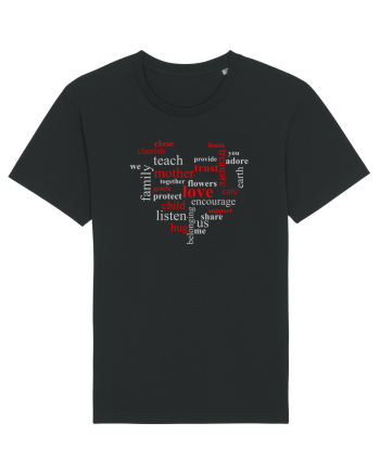 FAMILY HEART Black