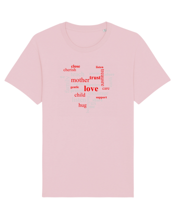 FAMILY HEART Cotton Pink