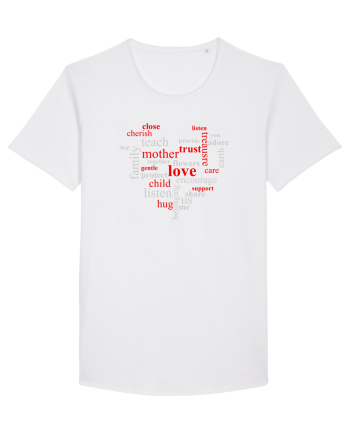 FAMILY HEART White