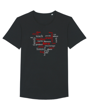 FAMILY HEART Black