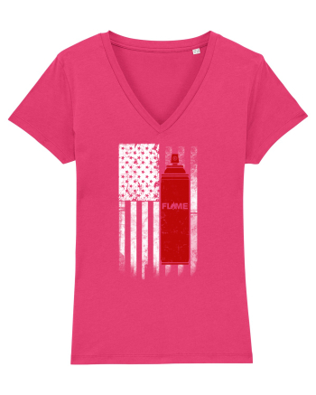 Graffiti US flag Raspberry