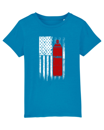 Graffiti US flag Azur