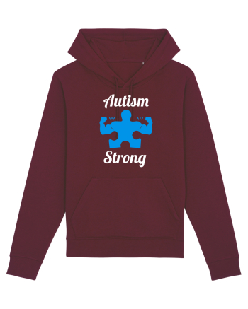 Autism Strong Burgundy
