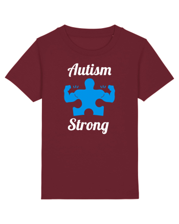 Autism Strong Burgundy