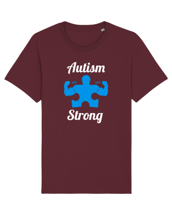Autism Strong Burgundy