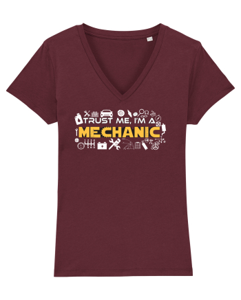 I'm a mechanic Burgundy