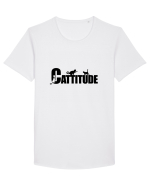Cattitude Tricou mânecă scurtă guler larg Bărbat Skater