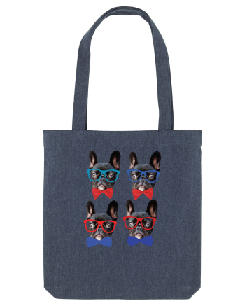 Cute dogs Midnight Blue