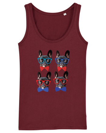 Cute dogs Burgundy