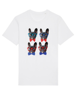 Cute dogs Tricou mânecă scurtă Unisex Rocker