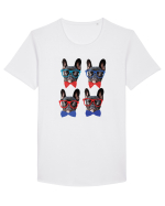 Cute dogs Tricou mânecă scurtă guler larg Bărbat Skater