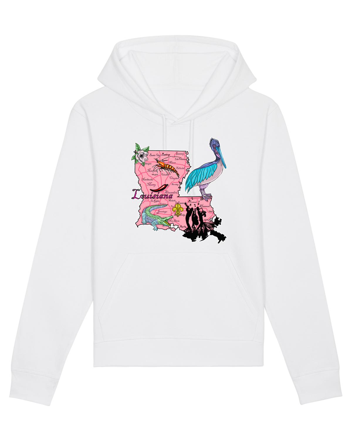 Hanorac Unisex Drummer White