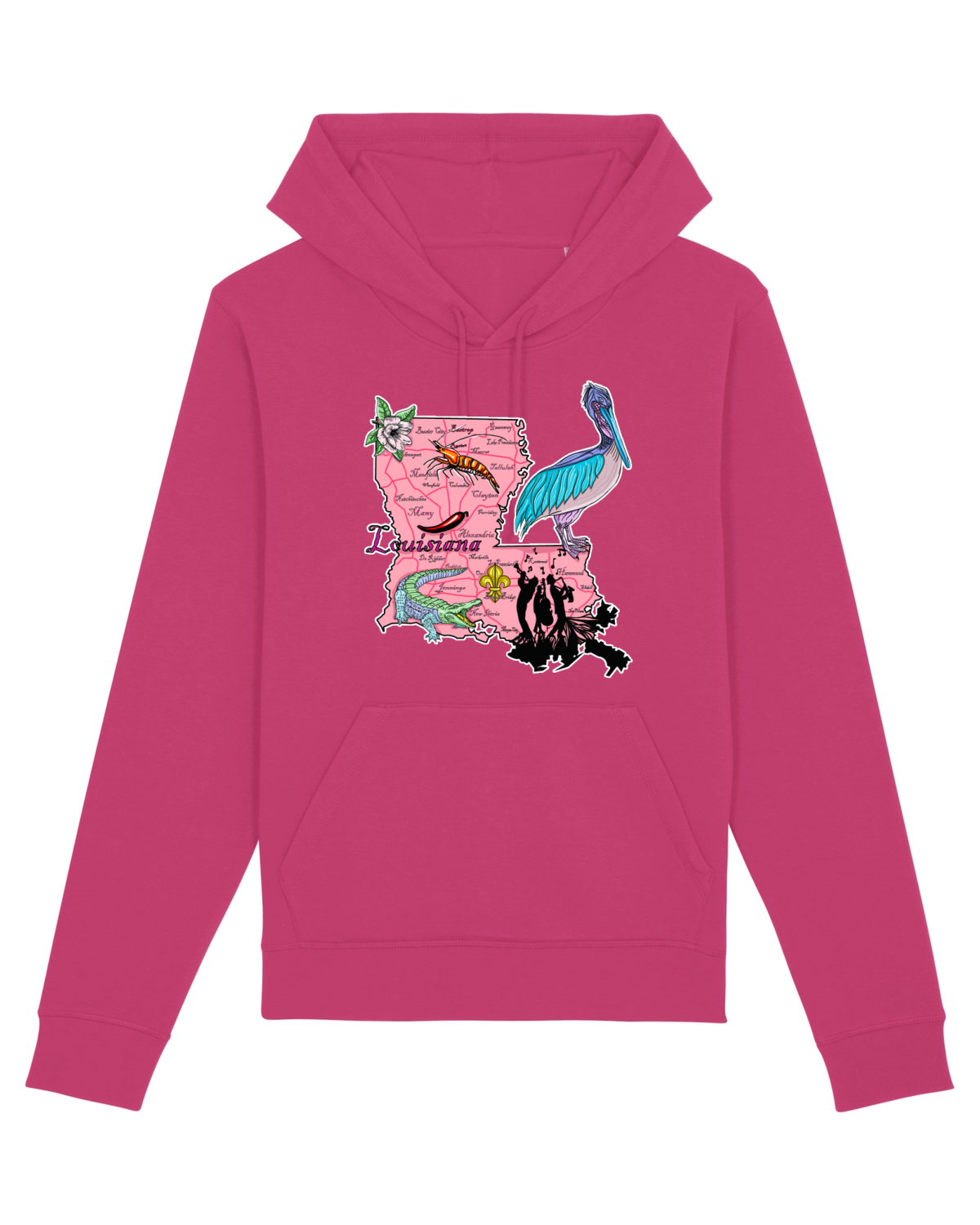 Hanorac Unisex Drummer Raspberry