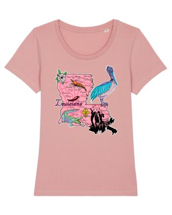 Louisiana Map Canyon Pink