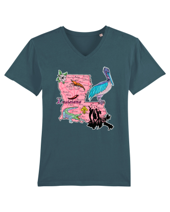 Louisiana Map Stargazer