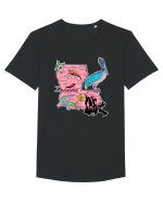 Louisiana Map Tricou mânecă scurtă guler larg Bărbat Skater