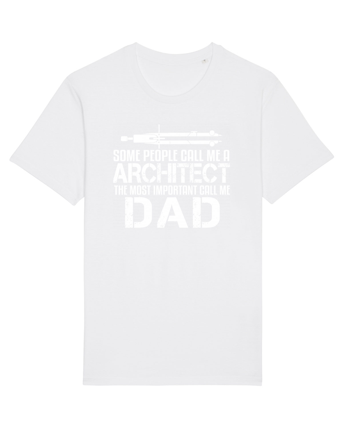 Tricou mânecă scurtă Unisex Rocker White