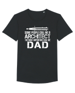 Architect DAD Tricou mânecă scurtă guler larg Bărbat Skater