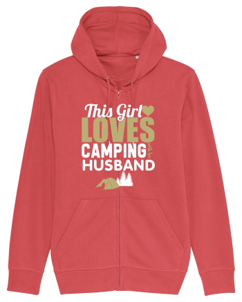 Camping with Husband Carmine Red
