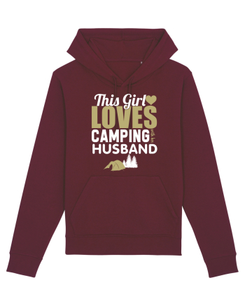 Camping with Husband Burgundy