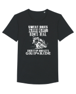 Let's Ride Tricou mânecă scurtă guler larg Bărbat Skater