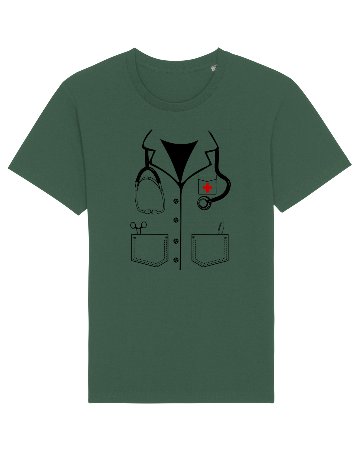 Tricou mânecă scurtă Unisex Rocker Bottle Green