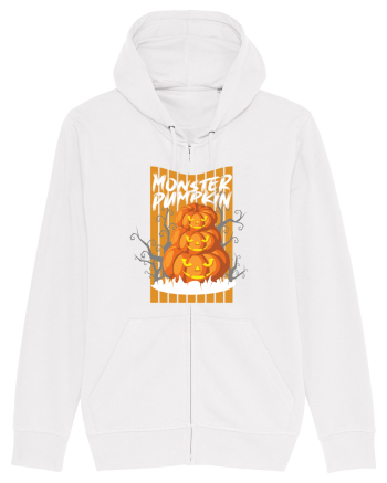 Monster Halloween Pumpkins White