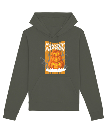Monster Halloween Pumpkins Khaki