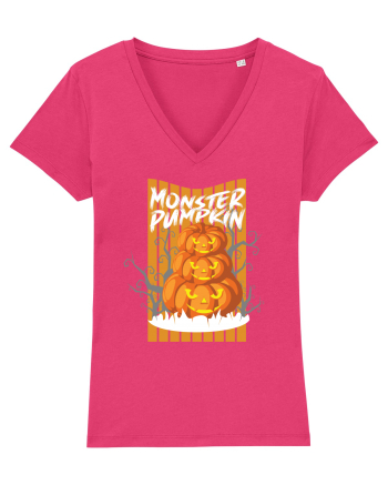 Monster Halloween Pumpkins Raspberry