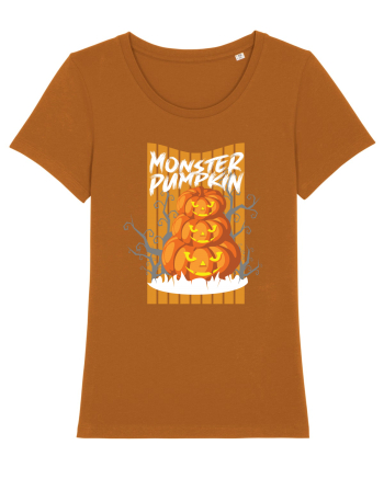 Monster Halloween Pumpkins Roasted Orange
