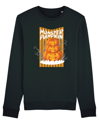 Monster Halloween Pumpkins Black