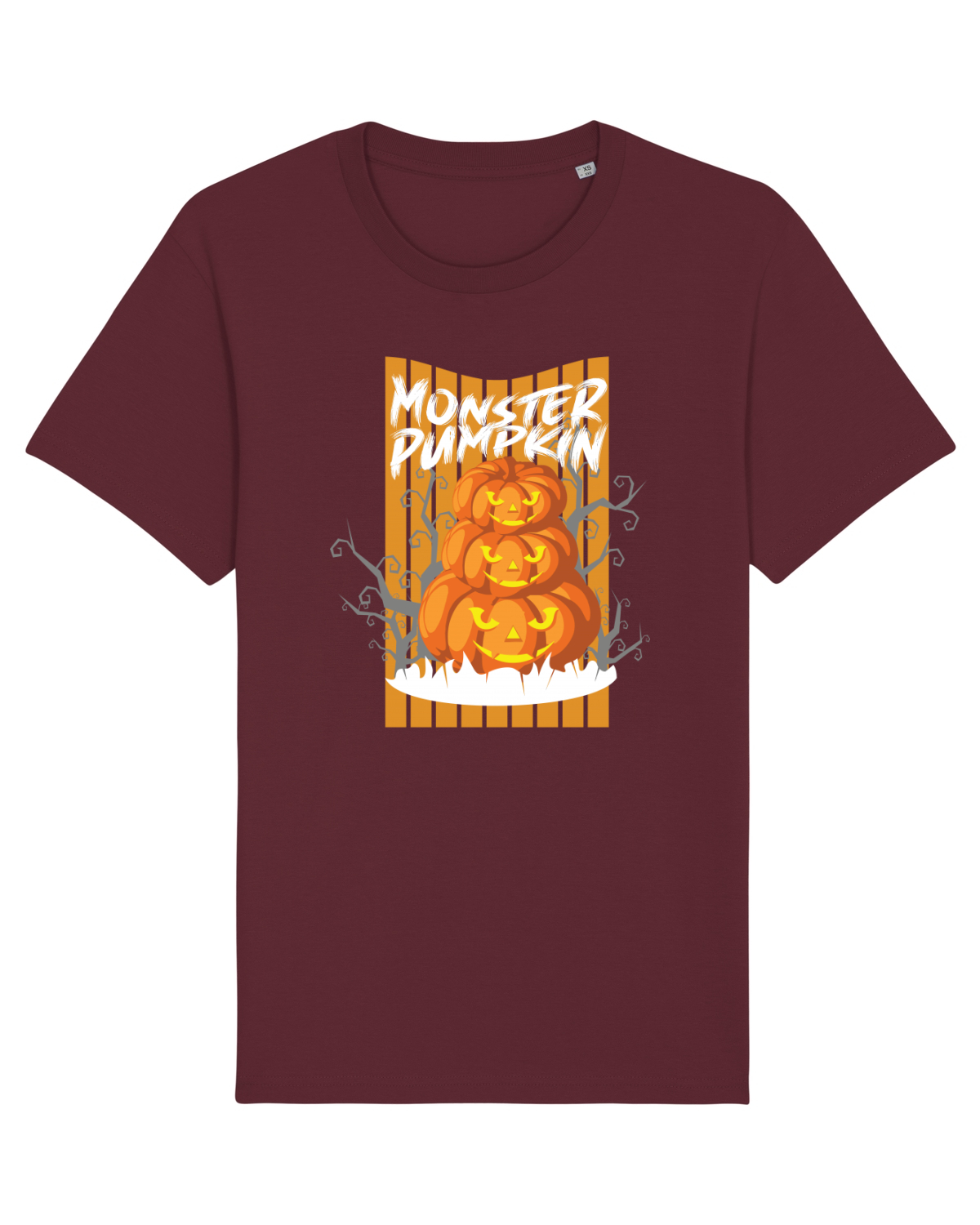 Tricou mânecă scurtă Unisex Rocker Burgundy
