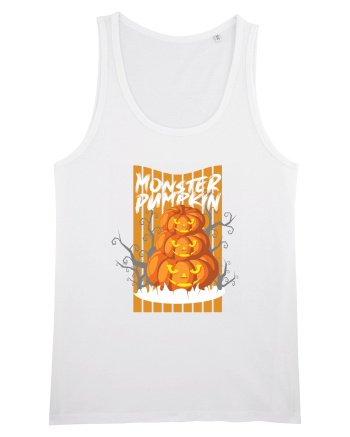 Monster Halloween Pumpkins White