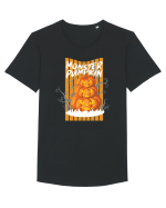 Monster Halloween Pumpkins Tricou mânecă scurtă guler larg Bărbat Skater