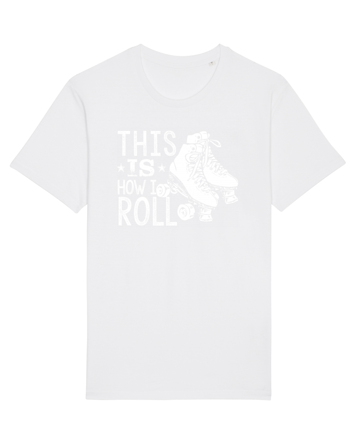 Tricou mânecă scurtă Unisex Rocker White